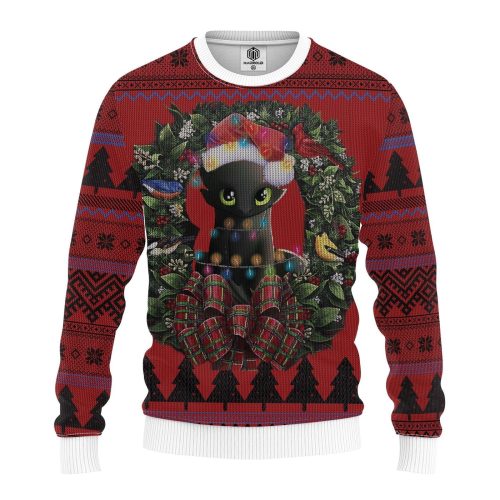 Toothless To Train Your Dragon Ugly Christmas Sweater