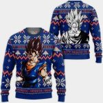 Vegito Ugly Christmas Sweater Anime Dragon Ball Xmas Gifts 1k101,Dragon Ball Anime Xmas Christmas Gift Fan