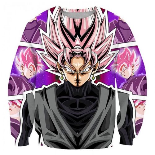 Wearing Earrings Dragon Ball For Unisex Ugly Christmas Sweater, All Over Print Sweatshirt