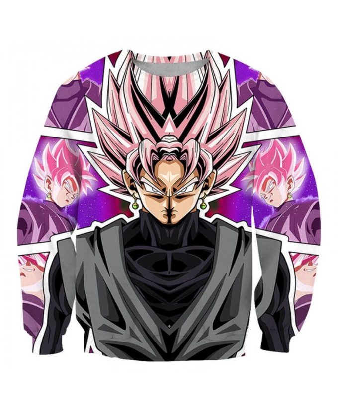 Wearing Earrings Dragon Ball For Unisex Ugly Christmas Sweater, All Over Print Sweatshirt