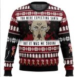 Santa Sukuna Ugly Knitted Christmas Sweatshirt – Anime Xmas Sweater