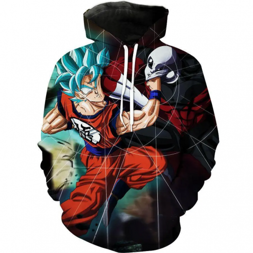 Goku Vs Jiren Fight Dragon Ball Super Fight Hoodie 3D  AOP Shirt
