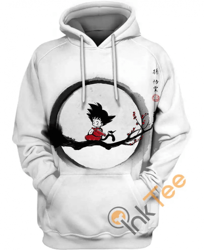 Son Goku Relaxes Hoodie 3D  AOP Shirt