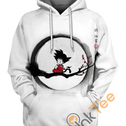 Son Goku Relaxes Hoodie 3D  AOP Shirt