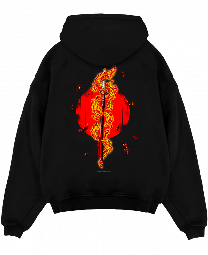 Rengoku X Set your heart ablaze – Demon Slayer Hoodie