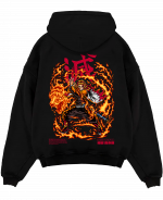 Rengoku X Flaming Tiger – Demon Slayer Hoodie
