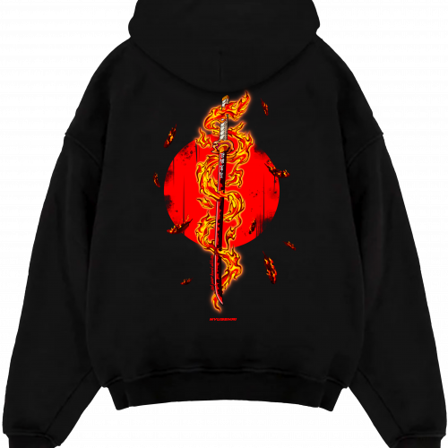 Rengoku X Set your heart ablaze - Demon Slayer Hoodie