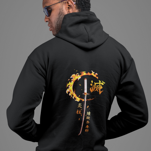 Rengoku X Sword – Demon Slayer Hoodie