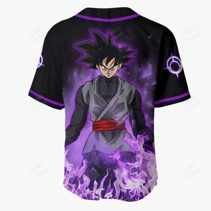 3D Anime Goku Black Custom Fandom –  Dragon Ball Baseball Tee