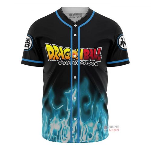 3D Anime Goku Blue Custom Fandom –  Dragon Ball Baseball Tee
