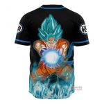 3D Anime Goku Blue Custom Fandom –  Dragon Ball Baseball Tee