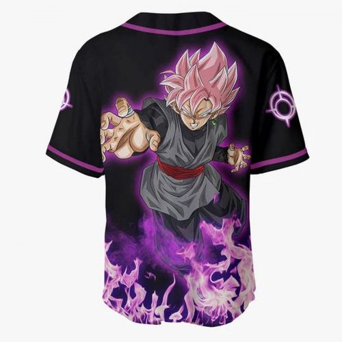 3D Anime Goku Rose Custom Fandom – Dragon Ball  Baseball Tee