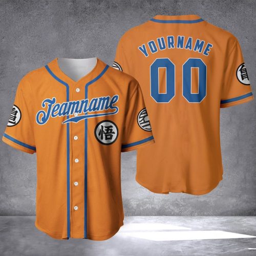 Customized Goku Baseball Jersey
