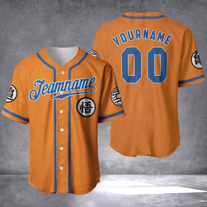 Customized Goku Baseball Jersey