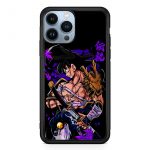 Dragon Ball Z Goku Samurai 2D Rubber Phone Case
