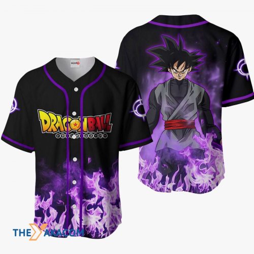 Goku Black Dragon Ball Anime Gift Christmas For Fan Baseball Jersey Shirt