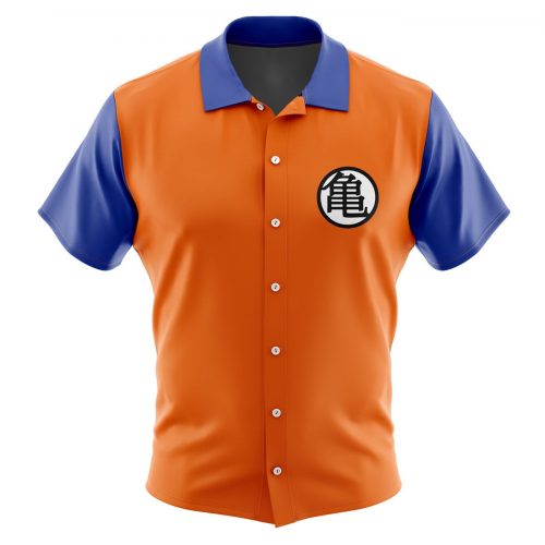 Goku Kame Kai Hawaiian Shirt: Dragon Ball Z Button-Up for Anime Fans
