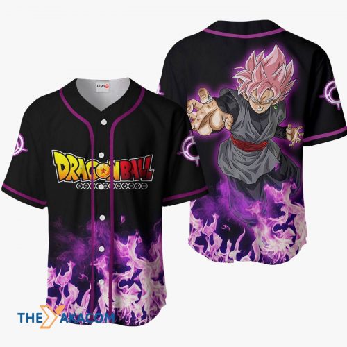 Goku Rose Dragon Ball Anime Gift Christmas For Fan Baseball Jersey Shirt
