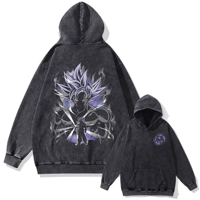 Goku V2 2-Sided Vintage Oversized Hoodie