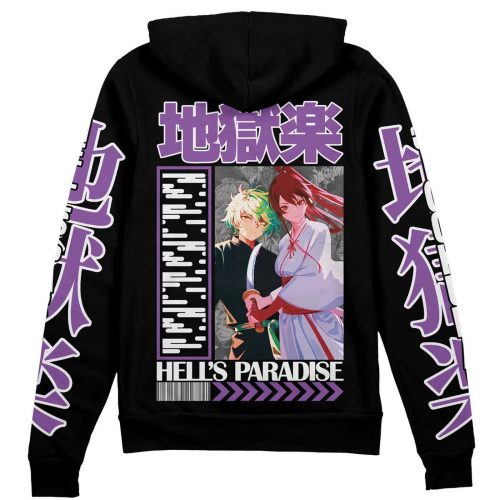 Jigokuraku Hell Paradise Streetwear Zip Hoodie Jacket