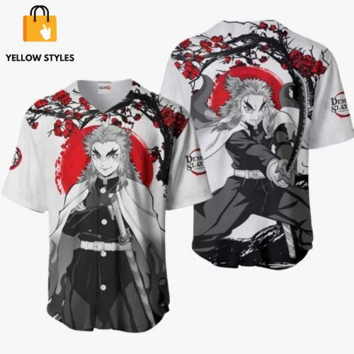 Kyoujurou Rengoku Anime Baseball Jersey