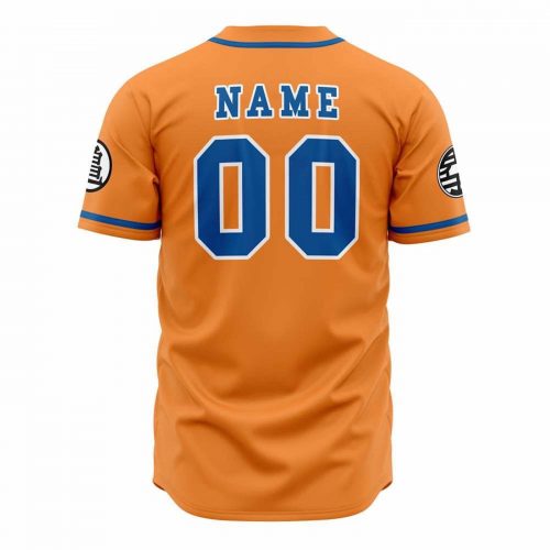 Personalized Dragon Ball Goku Anime Baseball Jersey
