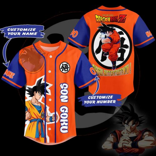 Son Goku Baseball Jersey For Men Women And Kids 261030