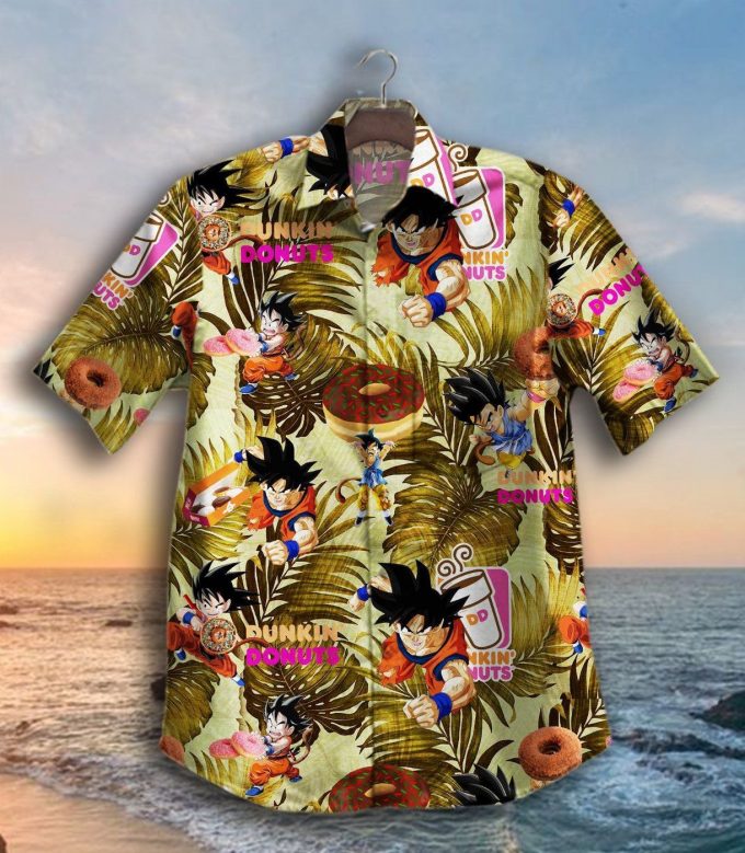 Son Goku Hawaiian Shirt: Get Your Dunkin Donuts Style with this Engaging & Unique Design