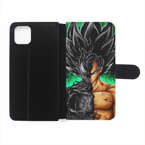 Venom X Goku Fusion Flip Wallet Phone Case
