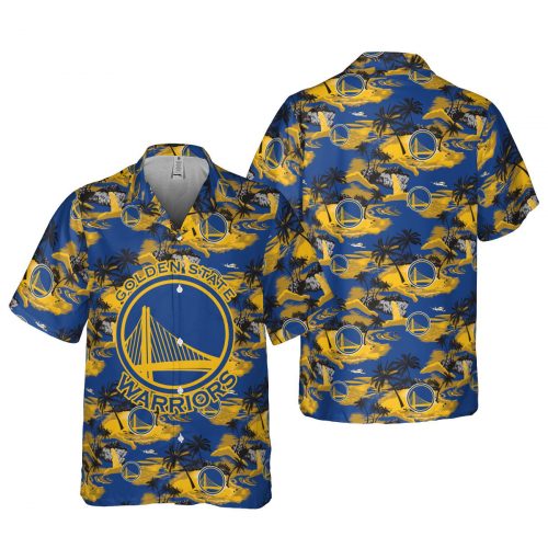 Golden State Warriors 3D Button 3D Button Hawaiian Shirt Gift for Men Dad Father Gift for Men Dad Father SH1