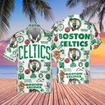 Boston Celtics 3D Button 3D Button Hawaiian Shirt Gift for Men Dad Father Gift for Men Dad Father V10