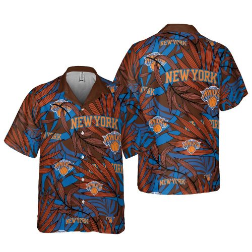 New York Knicks 3D Button 3D Button Hawaiian Shirt Gift for Men Dad Father Gift for Men Dad Father V32