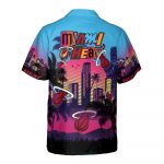 Miami Heat 3D Button 3D Button Hawaiian Shirt Gift for Men Dad Father Gift for Men Dad Father SH1