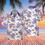 Los Angeles Lakers 3D Button 3D Button Hawaiian Shirt Gift for Men Dad Father Gift for Men Dad Father V41