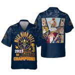 Denver Nuggets Champions 3D 3D Button 3D Button Hawaiian Shirt Gift for Men Dad Father Gift for Men Dad Father