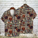 Chicago Bears 2023 AOP 3D Button 3D Button Hawaiian Shirt Gift for Men Dad Father Gift for Men Dad Father V4