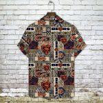Chicago Bears 2023 AOP 3D Button 3D Button Hawaiian Shirt Gift for Men Dad Father Gift for Men Dad Father V4