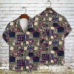 New York Giants 2023 AOP 3D Button 3D Button Hawaiian Shirt Gift for Men Dad Father Gift for Men Dad Father V14