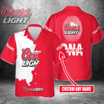 Coors Light Custom Name It’s In My DNA 3D Button 3D Button Hawaiian Shirt Gift for Men Dad Father Gift for Men Dad Father 3HS-I1I5