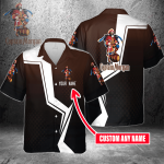 Captain Morgan Custom Name 3D Button 3D Button Hawaiian Shirt Gift for Men Dad Father Gift for Men Dad Father 3HS-A0P0