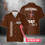 National Captain Morgan Day Jan 1 – Dec 31 Custom Name 3D Button 3D Button Hawaiian Shirt Gift for Men Dad Father Gift for Men Dad Father 3HS-U0I9