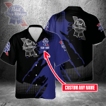 Pabst Blue Ribbon Custom Name 3D Button 3D Button Hawaiian Shirt Gift for Men Dad Father Gift for Men Dad Father 3HS-Y6W3