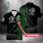 Buffalo Trace Custom Name 3D Button 3D Button Hawaiian Shirt Gift for Men Dad Father Gift for Men Dad Father 3HS-Z1Q0