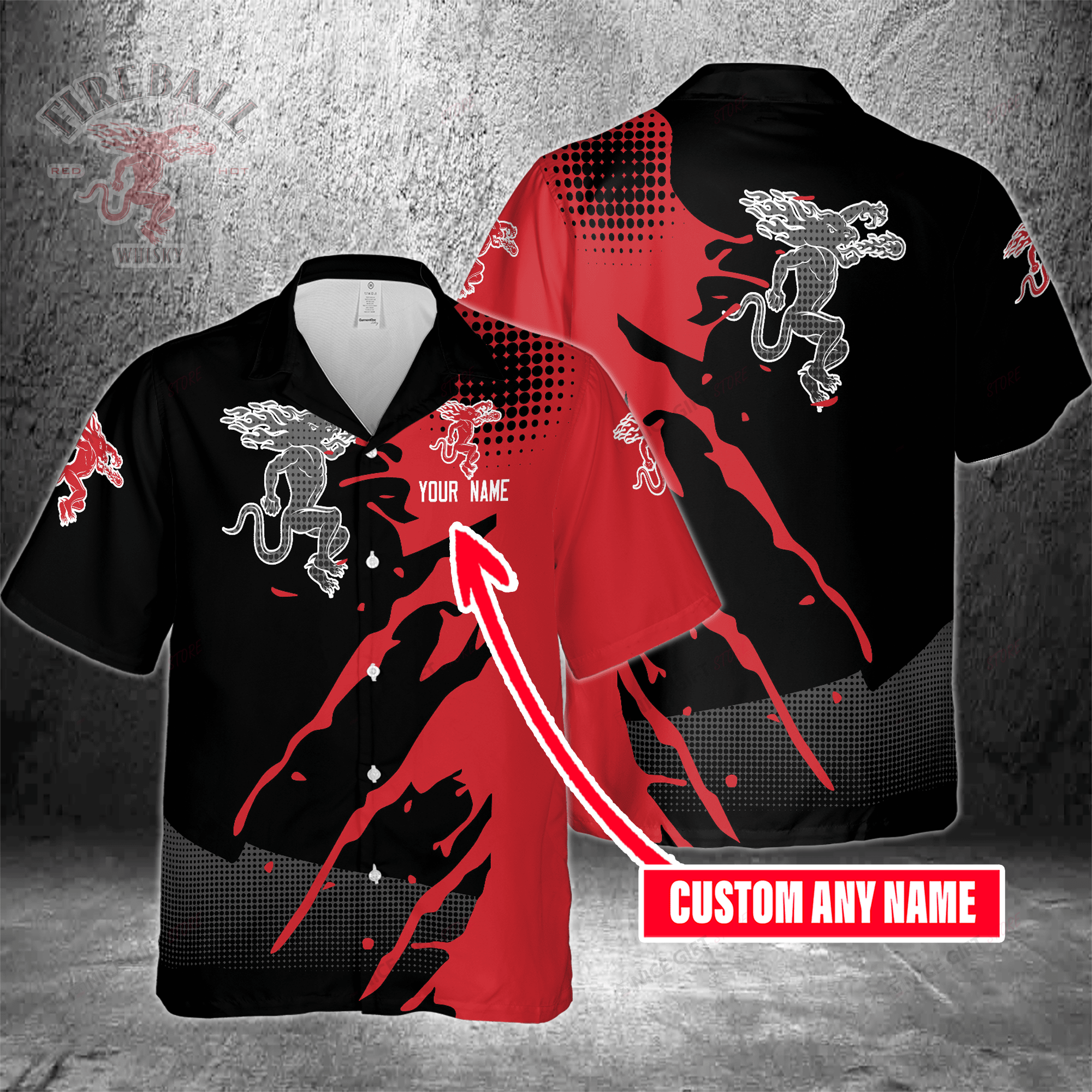 Fireball Cinnamon Whisky Custom Name 3D Button 3D Button Hawaiian Shirt Gift for Men Dad Father Gift for Men Dad Father 3HS-F7S0 Fireball Cinnamon Whisky Custom Name 3D Button 3D Button Hawaiian Shirt Gift for Men Dad Father Gift for Men Dad Father 3HS-F7S0