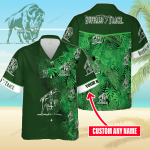 Buffalo Trace Custom Name 3D Button 3D Button Hawaiian Shirt Gift for Men Dad Father Gift for Men Dad Father 3HS-Z9D2