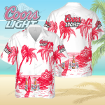 Coors Light 3D Button 3D Button Hawaiian Shirt Gift for Men Dad Father Gift for Men Dad Father 3HS-R1Y8