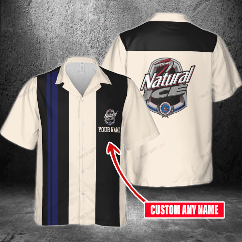 Natural Ice Custom Name 3D Button 3D Button Hawaiian Shirt Gift for Men Dad Father Gift for Men Dad Father 3HS-Z6O8