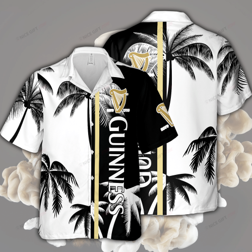Guinness 3D Button 3D Button Hawaiian Shirt Gift for Men Dad Father Gift for Men Dad Father 3HS-V8N4