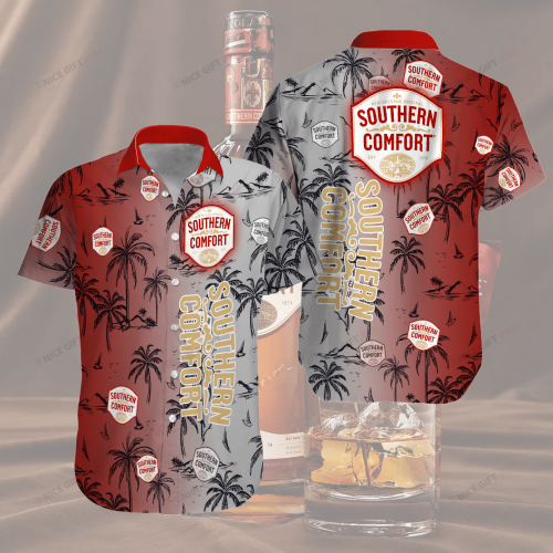 Southern Comfort 3D Button 3D Button Hawaiian Shirt Gift for Men Dad Father Gift for Men Dad Father 3HS-S6G9