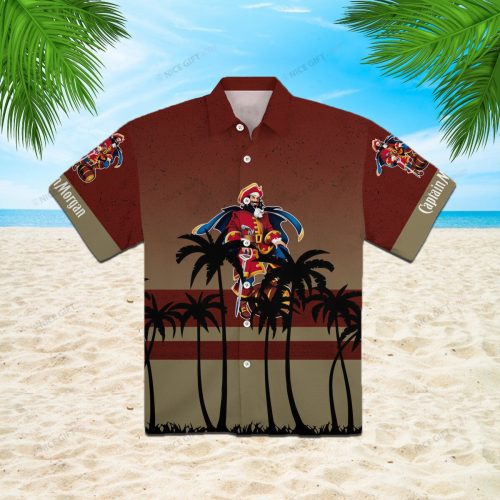 Captain Morgan 3D Button 3D Button Hawaiian Shirt Gift for Men Dad Father Gift for Men Dad Father 3HS-X3Z6